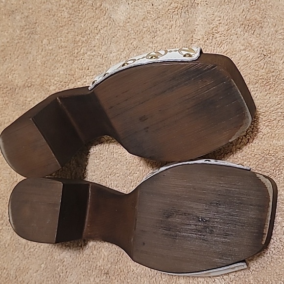 VALENTINO BY MARIO VALENTINOKiki Heeled Slide Sandal SZ 7.5 MARKED EU 38 - Picture 13 of 14